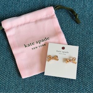 BRAND NEW Kate Spade Rose Gold Bow Earrings